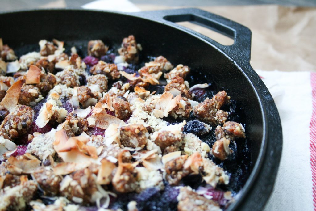 Gracitude Berry Skillet Crumble w: Cookie Dough